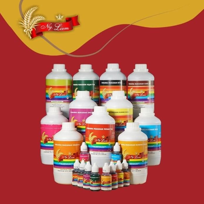 

NY. LIEM Pewarna Makanan Ukuran 1 Liter (Berbagai Varian Warna) murah