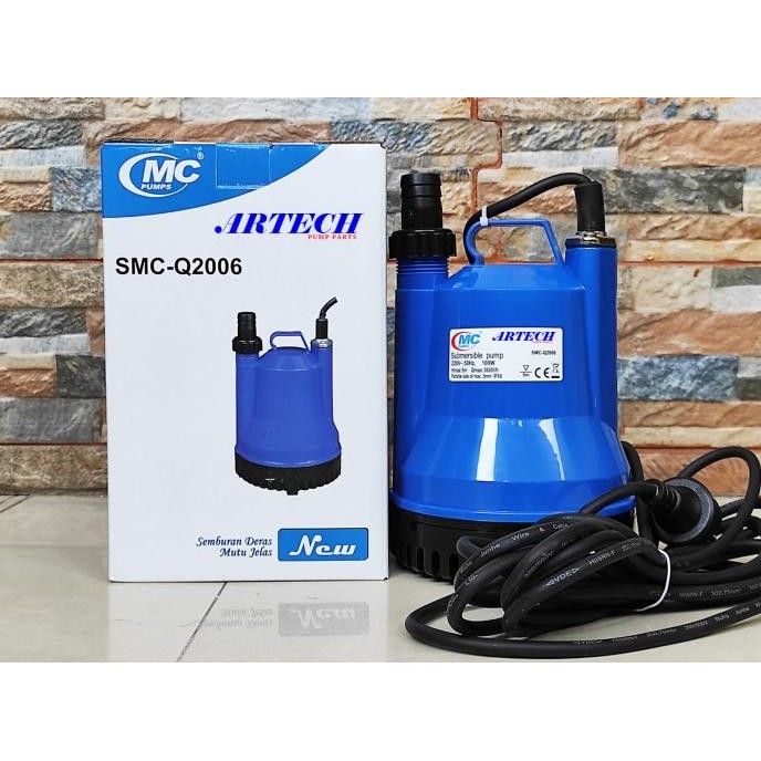 Mc Pump Smc-Q2006 100 Watt Pompa Air Celup (Submersible Pump) New Stok