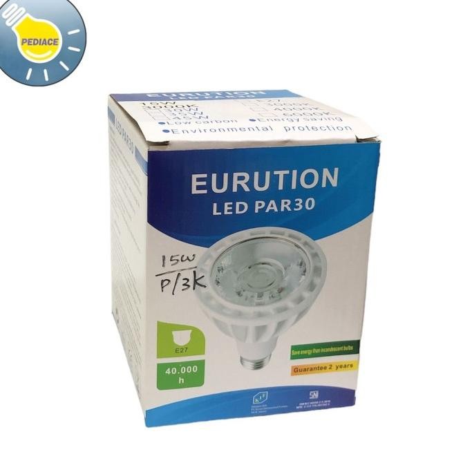 Lampu Spotlight LED 15 Watt COB EURUTION PAR30 15W E27 - Cahaya Kuning 3000K