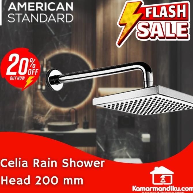 American Standard Acacia Rain Shower Head 200 Mm New Stok