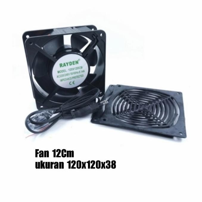 Rayden Cooling Fan Ac 220V 120 X120X 38 New Stok