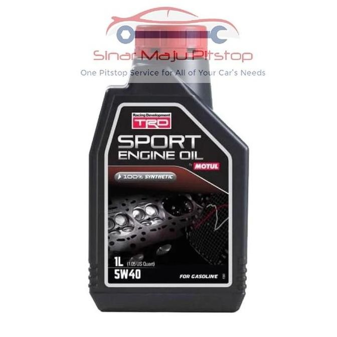 Grosir Motul Trd Sport Gasoline Engine Oil 100% Synthetic 5W-40 Api Sn - Pelumas Oli Mesin Mobil Ben