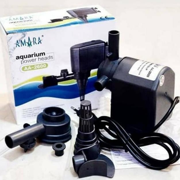 Murah AMARA POMPA AQUARIUM POWERHEADS POMPA CELUP AA 2600 1800 1600 1200 Non COD