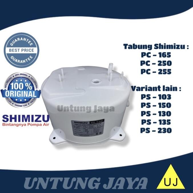 Tabung Pompa Air Shimizu Pc 165 Bit / Tangki Shimizu Sparepart Shimizu New Stok