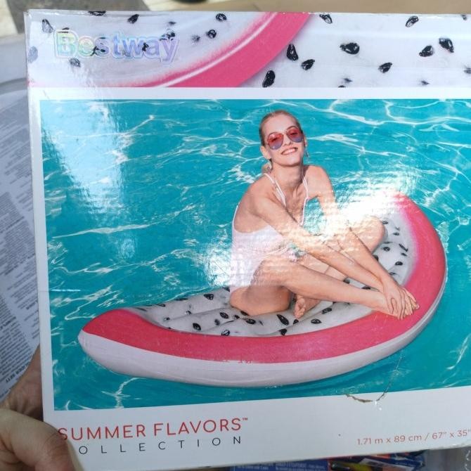 Bestway Dragon Fruit Floating beach ban renang santai