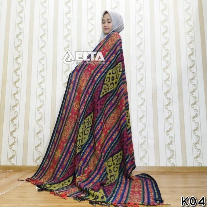 kain tenun ikat Lombok asli tenun ALU
