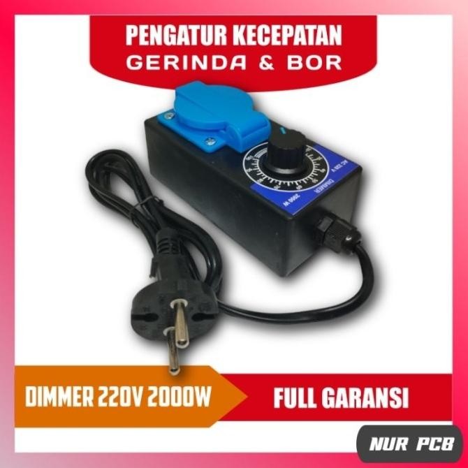 Alat Pengatur Kecepatan Bor AC & Gerinda - Kontrol Maksimal Speed Controller Bor & Gerinda - Pengatu