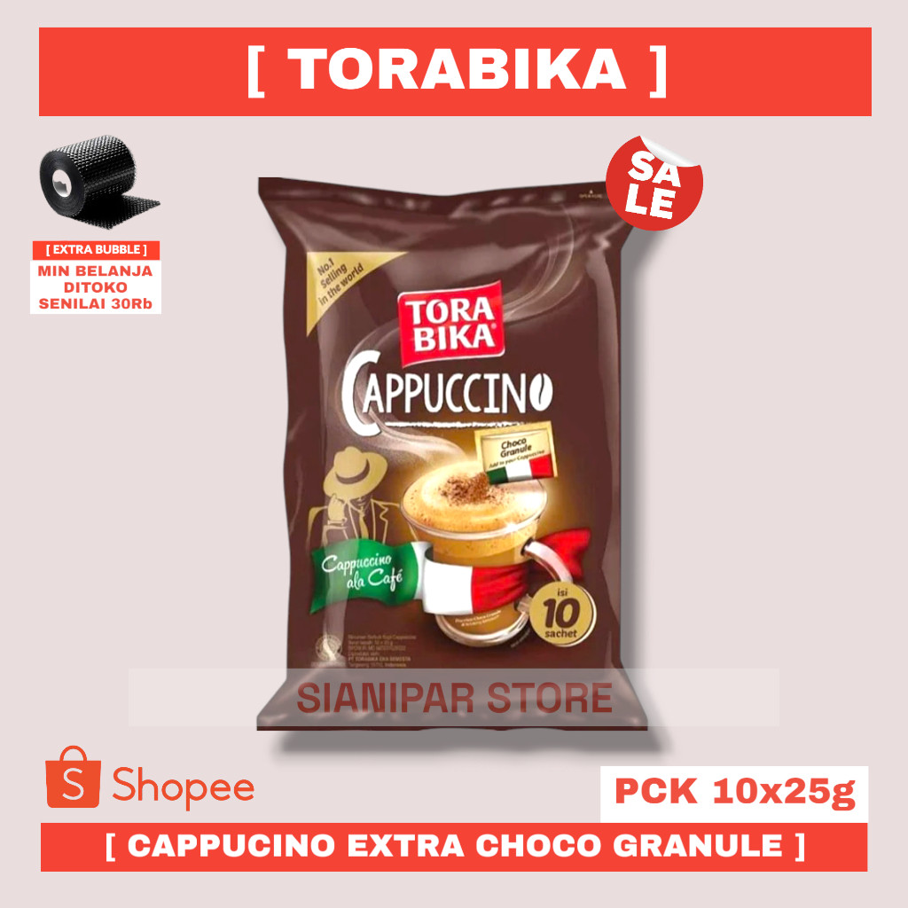 

TORABIKA CAPPUCCINO EXTRA CHOCO GRANULE PCK 10X25g