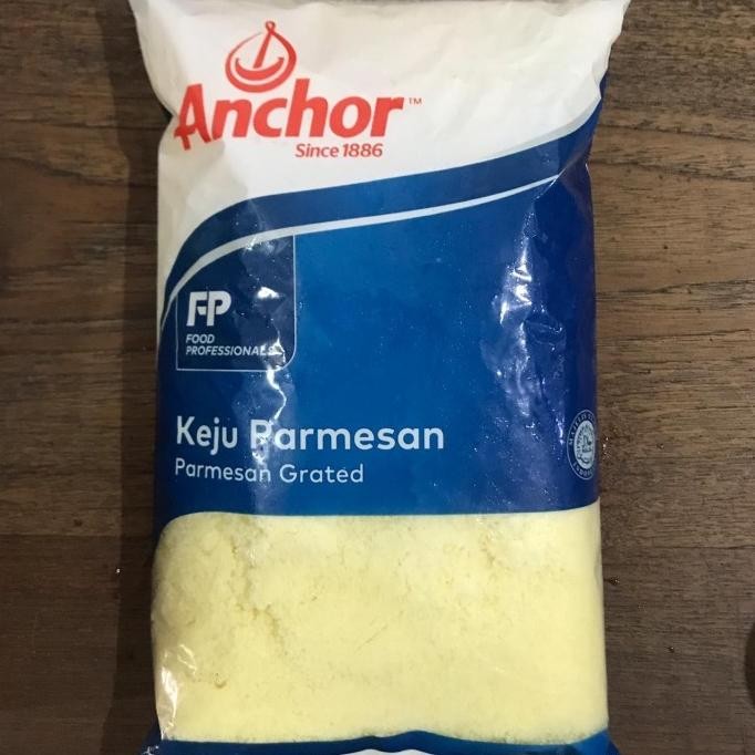 

Grosir Gosend Only - Anchor Keju Parmesan Grated / Bubuk Kemasan 1Kg