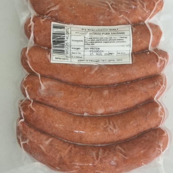 

Grosir Spanish Chorizo Sausage - Sosis Babi Mama'S (Pork Sausage-Frozen Food)