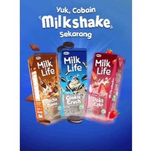 

Grosir Milk Life Milkshake Dengan Susu Uht Segar 200Ml X 24 Pcs (1 Karton)