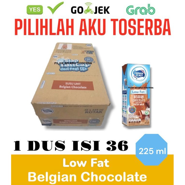 

Promo Susu Frisian Flag Low Fat Belgian Choco 225 Ml - (Harga 1 Dus Isi 36)