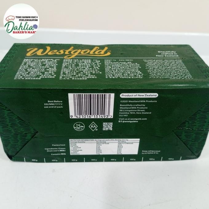 

Sale Westgold Unsalted Butter New Zealand Kemasan 1 Kg
