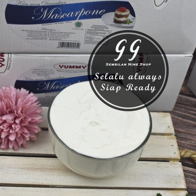 

Promo Yummy 500 Gram Mascarpone Cheese Keju Mascarpon Maskarpon