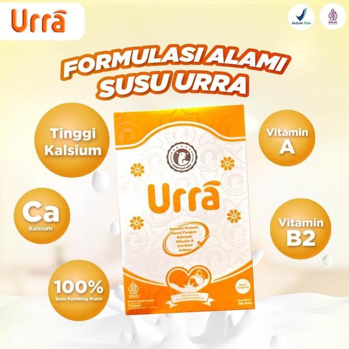

Murah Susu Urra - Solusi Sehat Alergi Susu Sapi - 2 Box (Free Daymilk Sachet)