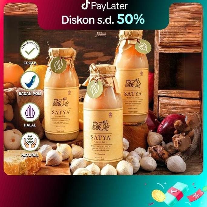 

Sale (Paket 3 Botol) Satya Jus Bawang Putih Tunggal Jahe Merah Madu Hutan Cuka Apel Lemon Sudah Bpom Tr Natural Dan Aman