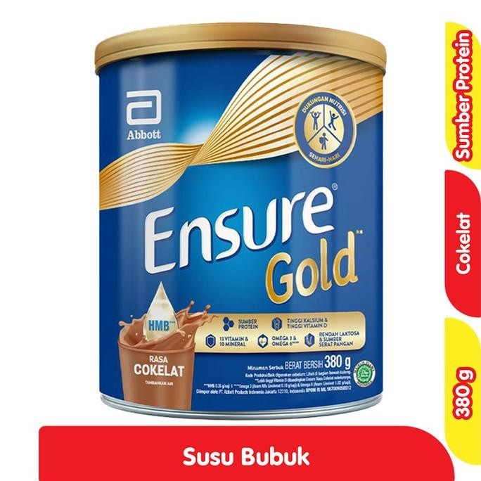 

Promo Ensure Gold Cokelat Susu Nutrisi Dewasa Can 380G Termurah Dan Berkualitas