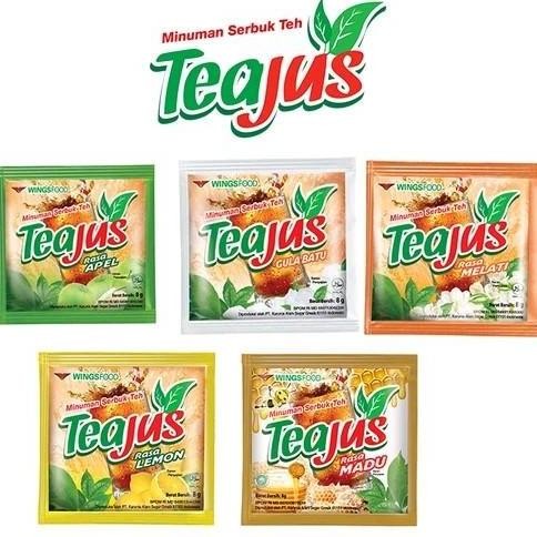 

Sale Teh Tea Jus Minuman Serbuk Gula Batu/Lemon/Apel/Madu 1 Dus (6 Pak) Drink Bubuk