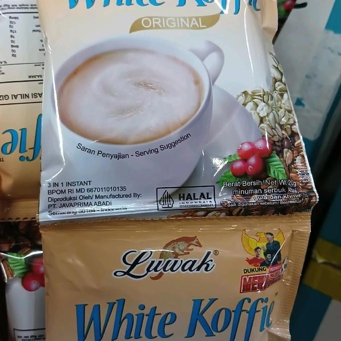 

Murah 4 Renceng Luwak White Koffie Original Isi 10Sachet/Renceng Rasa Enak Khas Coffee Kopinya