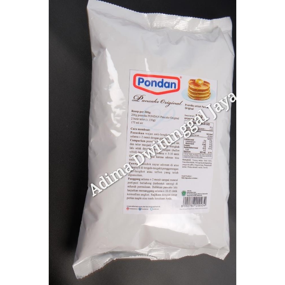 

Grosir Pondan Pancake Original 1Kg