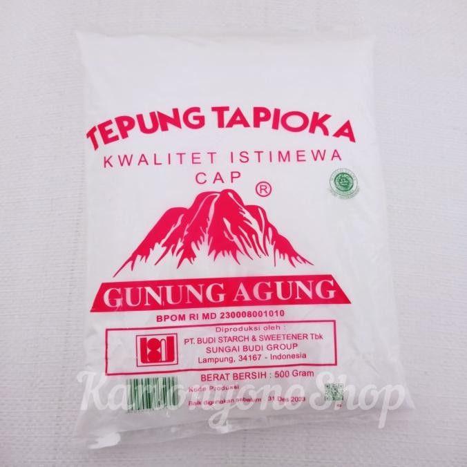

Murah Tepung Tapioka Sagu Cap Gunung Agung 500Gr Per Dus Isi 20Bks