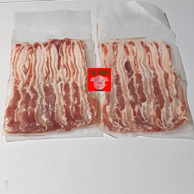 

Grosir Pork Belly Skin Off Samcan Slices 2Mm Samgyeopsal - Silahkan Pilih --