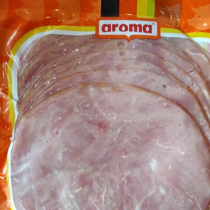 

Promo Aroma Smoked Ham / Pork Smoked Ham / Ham Babi Aroma 250 Gr
