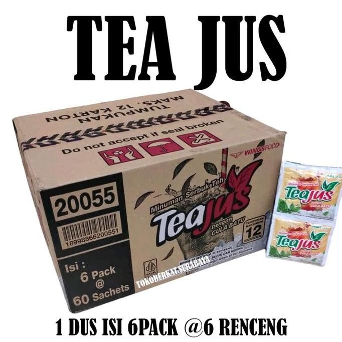

Promo Tea Jus Gula Batu 8Gr Per Dus Isi 6 Pack (360 Sachet)