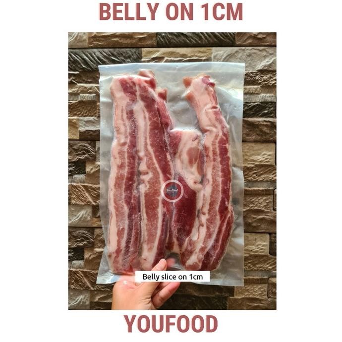 

Murah Pork Belly Slice - Skin On / Samcan Babi Slice