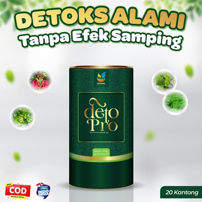 

Murah Paket 3 Kaleng Deto Pro Teh Herbal Alami Organik Untuk Proses Membersihkan Usus Alami Tubuh