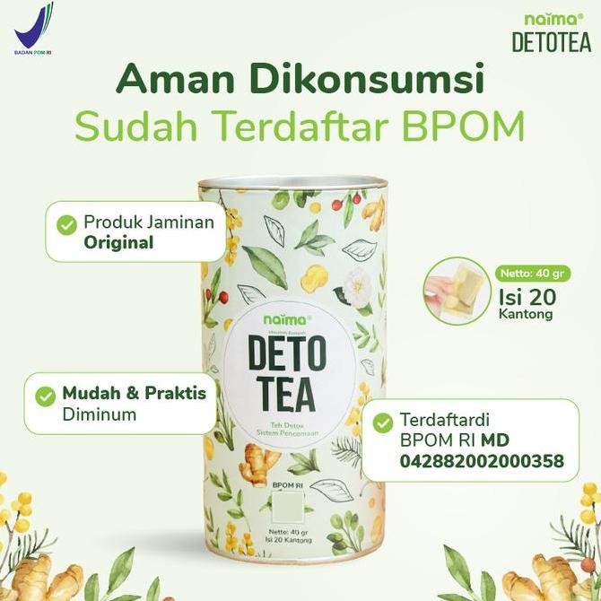 

Murah [Detotea] Teh Rempah Herbal Jahe Teh Hijau Daun Kelor Alami