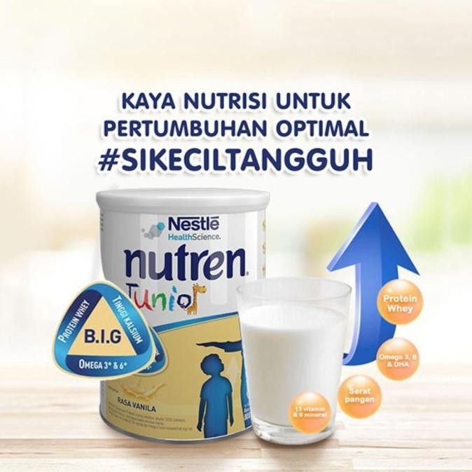 

Sale Nutren Junior Vanilla - Susu Pertumbuhan 1-10 Tahun - 800 Gr