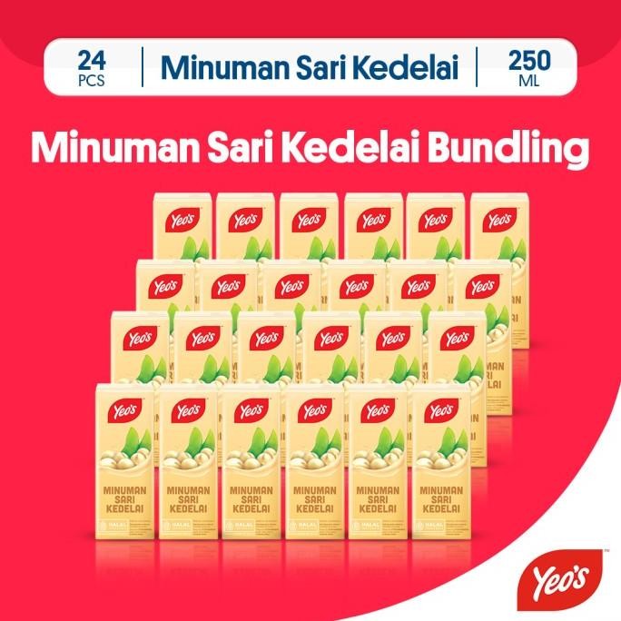 

Promo Yeos Minuman Kaleng Sari Kedelai Soya Bean 250Ml - 24 Pcs