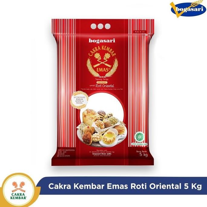 

Sale Cakra Kembar Emas Roti Oriental 5Kg Tepung Terigu Untuk Roti Oriental