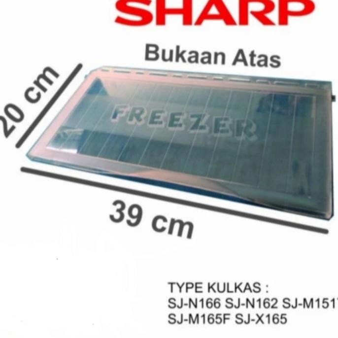 Tutup freezer kulkas Sharp SJ 16 series