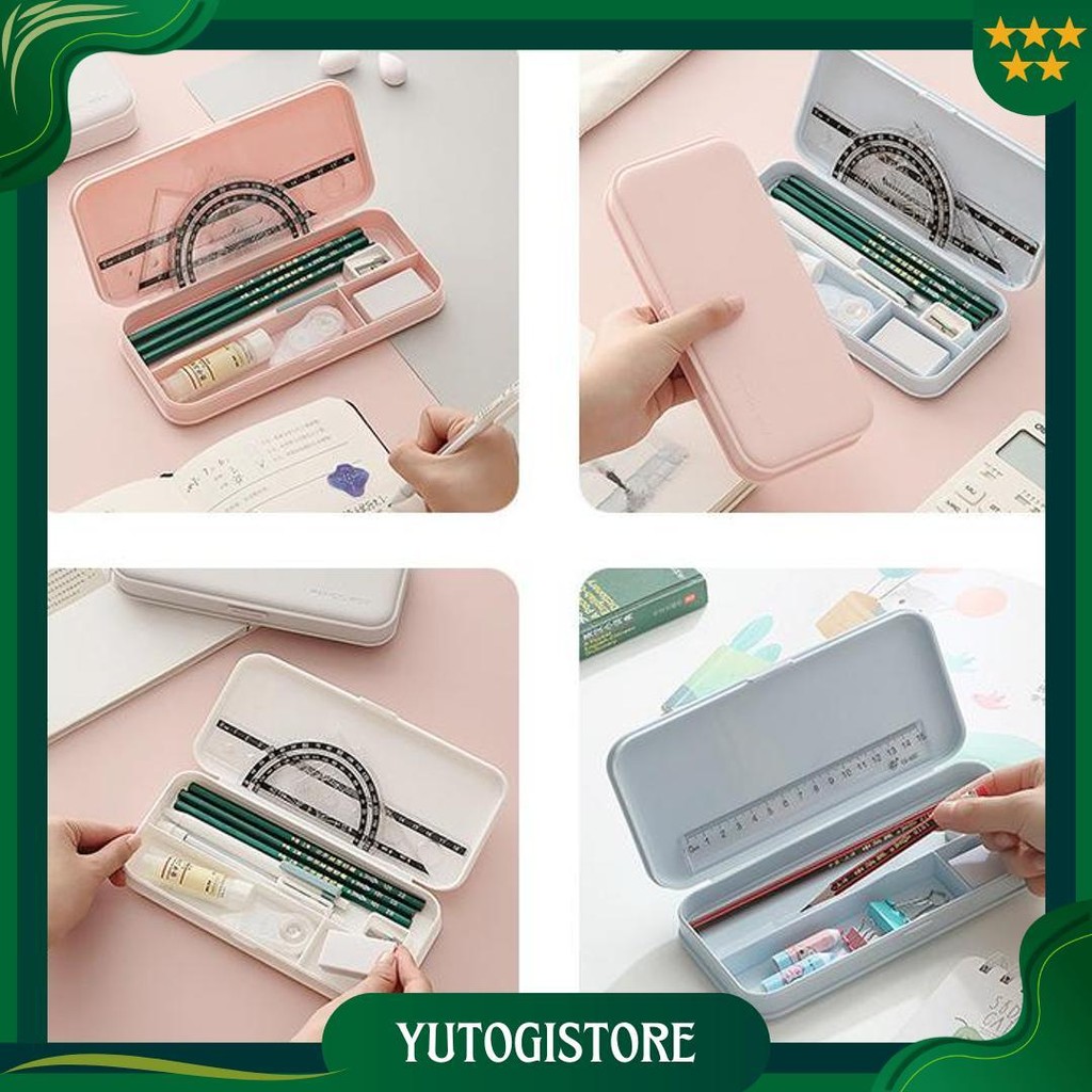 

Osm Jkt S5983 Tempat Pensil / Kotak Pensil Multifungsi Minimalis / Kotak Alat Tulis Portabel / Tempat Pensil Perlengkapan Sekolah Promo 4.4