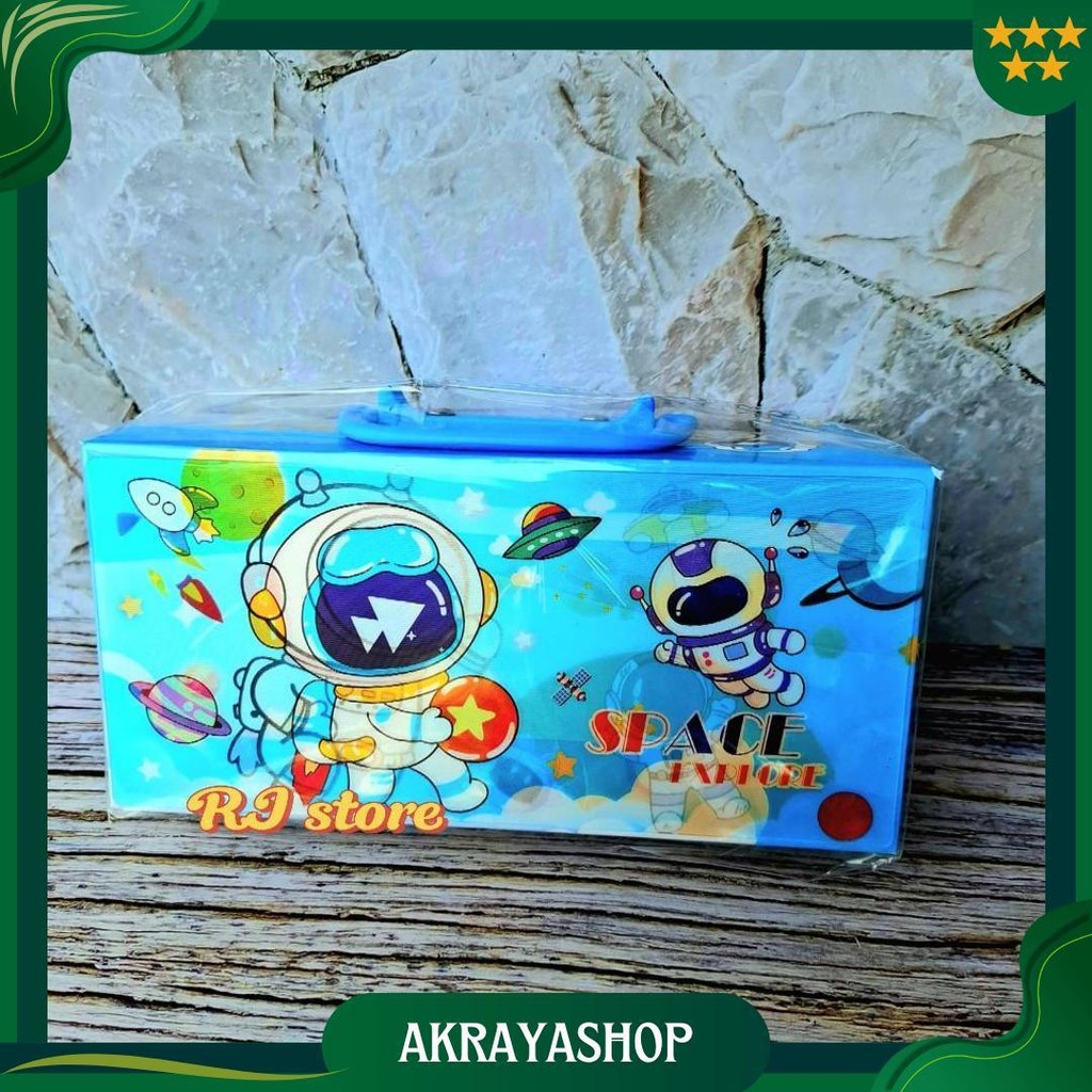 

Kotak Pensil / Tempat Pensil 3D Box 3 Tingkat Ada Kode Sale