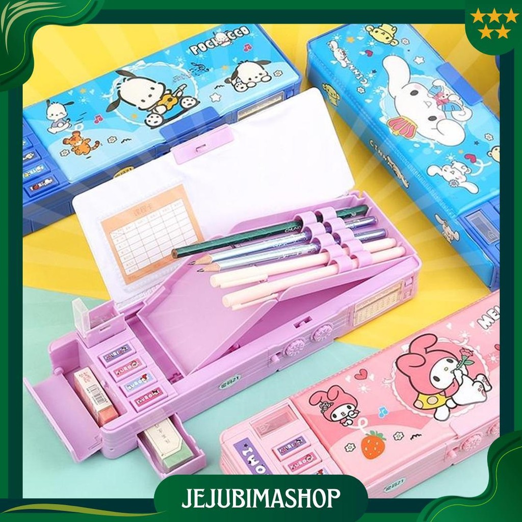 

Ready StockPassword Kuromi Sandi Kotak Pensil Kotak Alat Tulis Stationary Case Baru Kuromi Kotak Alat Tulis Multifungsi Kunci Kode Kotak Pensil Dua Sisi Bernilai Tinggi Kapasitas Besar Cod