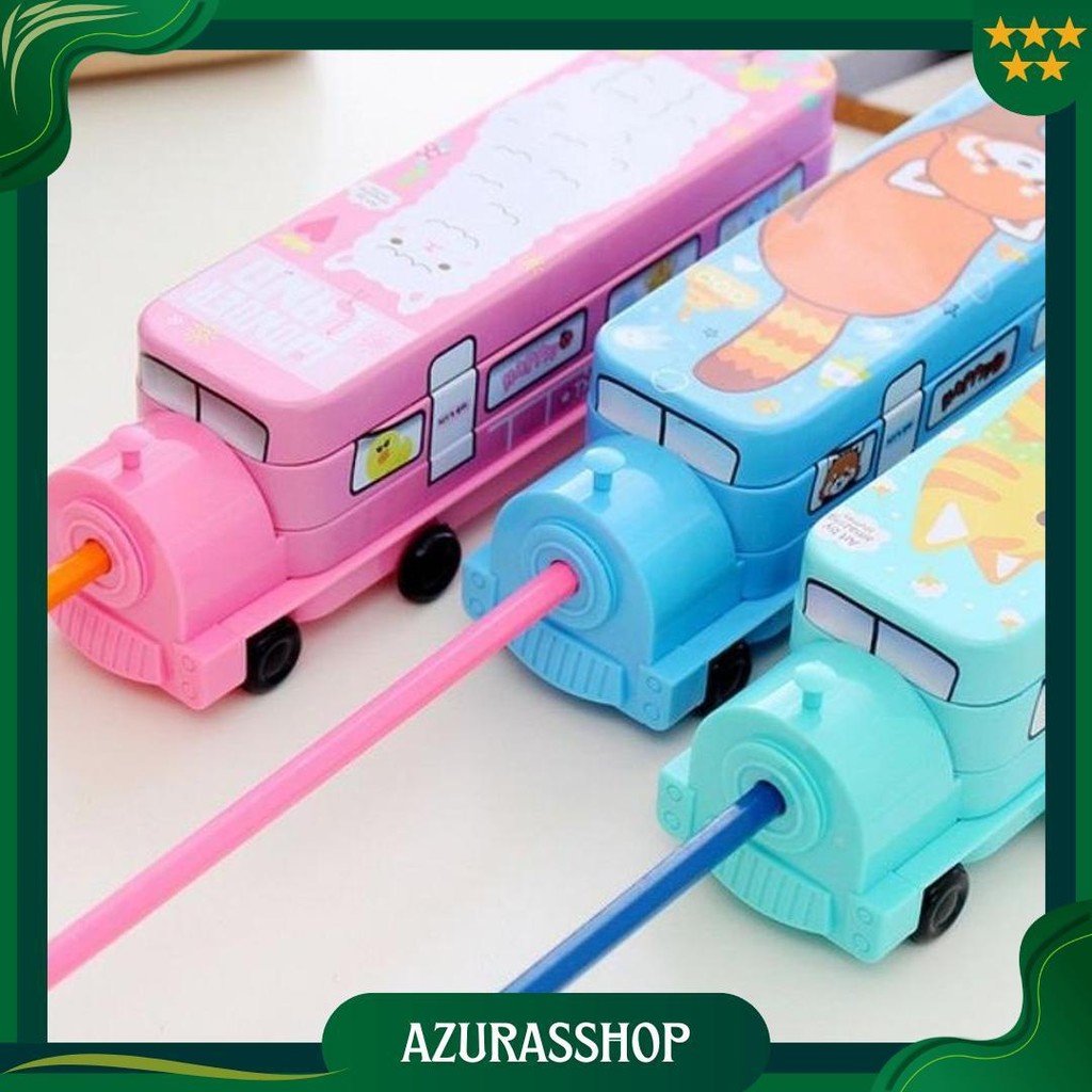 

Tempat Pensil Mobil Bis Tepak Pensil Susun Ori