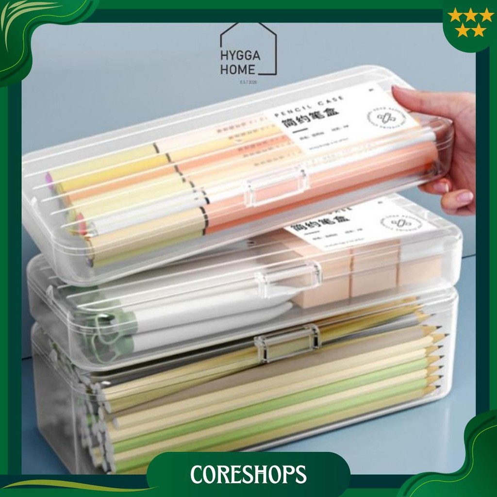 

Hygga Home Youku Kotak Pensil Alat Tulis Minimalis Serbaguna Kotak Nail Art Stationery Case Cod