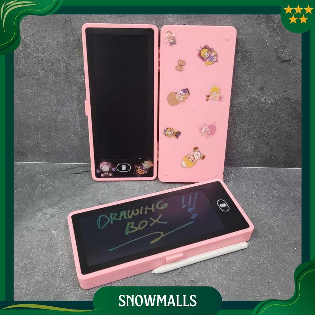 

Ab121 Kotak Pensil 2In1 Lcd Drawing Pad Writing Box Pencil Case Ukuran Besar Promo Puncak