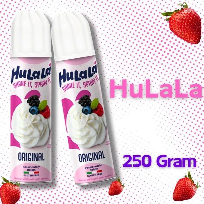 

Hulala Spray whip cream Gluten free - 250 Gram