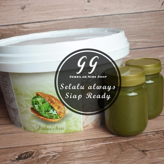 

Grosir Pure Pistachio Paste 200 Gram Master Martini 100% Pasta Pistasio