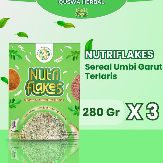 

3 BOX ASLI NUTRIFLAKES ASAM LAMBUNG SEMBUH DALAM SEKALI SEDUH