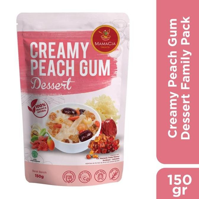

Mamacia Treats Paket Bundling MINI 7 : Creamy Peach Gum Dessert + Peach Gum Dessert