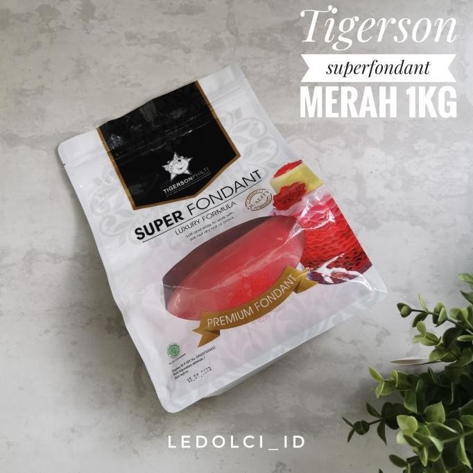

Murah Tigerson Super Fondant Merah Dan Hitam Kemasan Asli 1 Kg