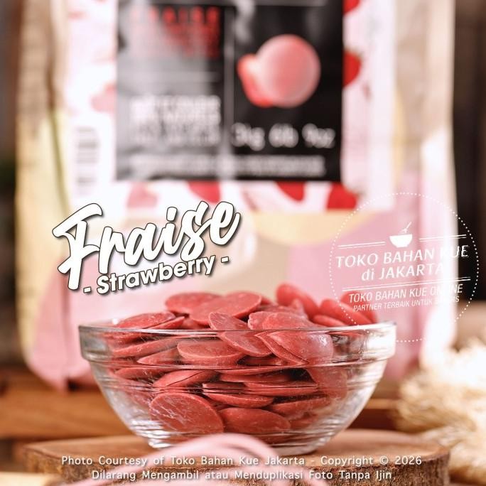 

Promo Valrhona Chocolate Couverture 100Gr Inspiration Fraise Strawberry
