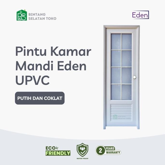 PINTU KAMAR MANDI/ PINTU PREMIUM UPVC EDEN GOL