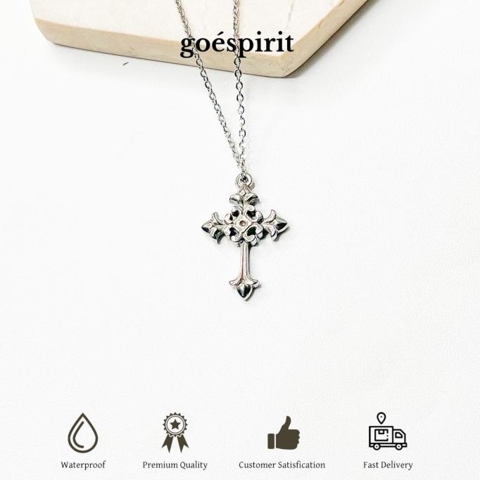 JACOB necklace / kalung salib titanium / kalung salib anti karat / kalung titanium / kalung salib vi