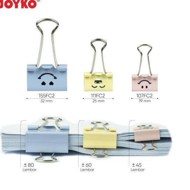 

Binder Clip Lip Jepit Erta Joyo Fc2